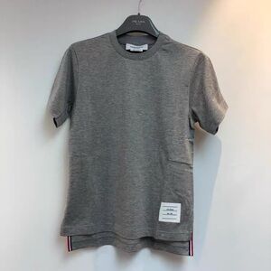 🚩steal authentic Thom Browne Gray Short Sleeve Tee